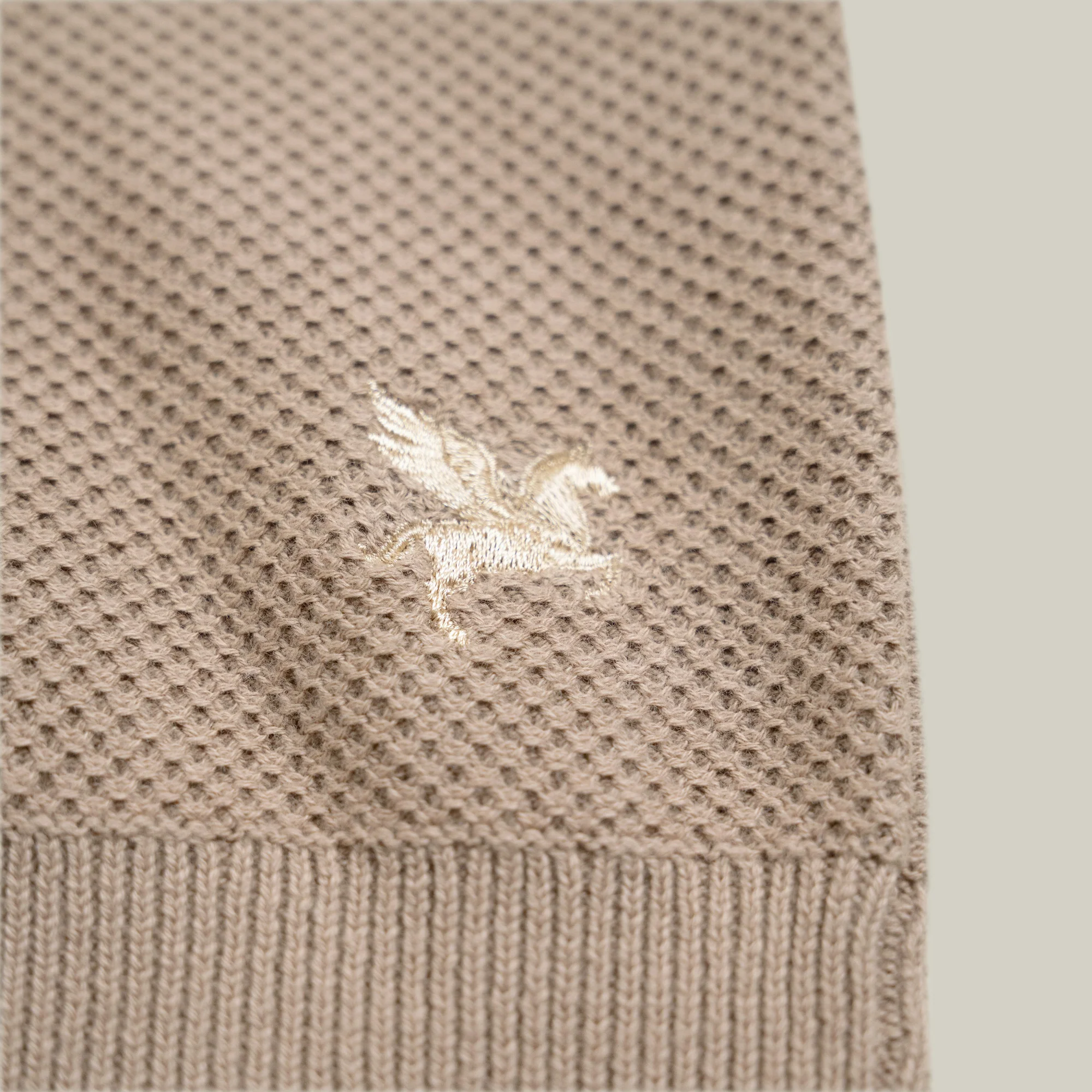 Buttonless Knit Polo - Toffee - Image 7