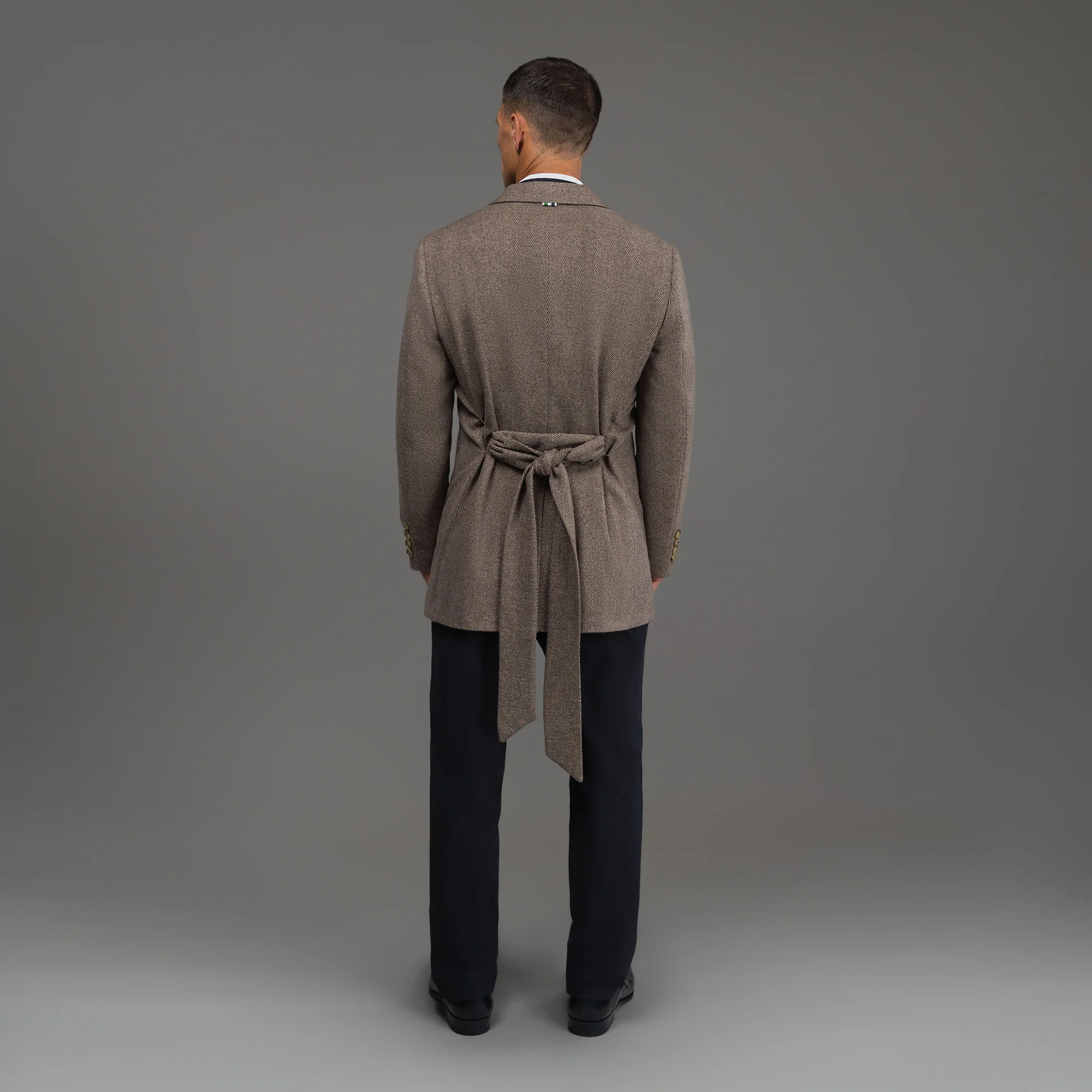 Classic Wool Silk Overcoat - Image 10