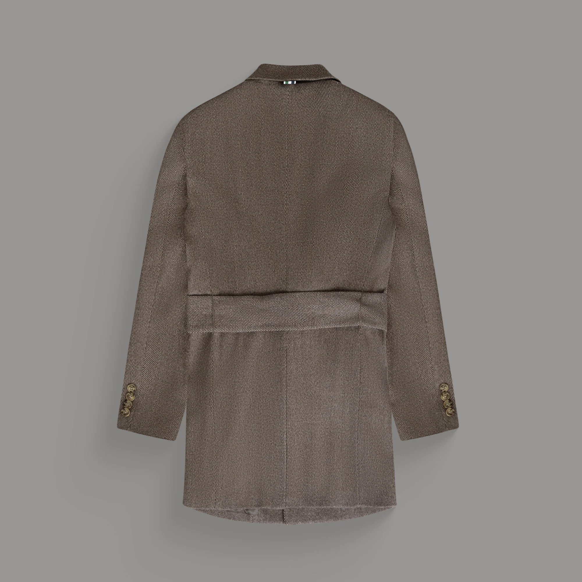 Classic Wool Silk Overcoat - Image 11