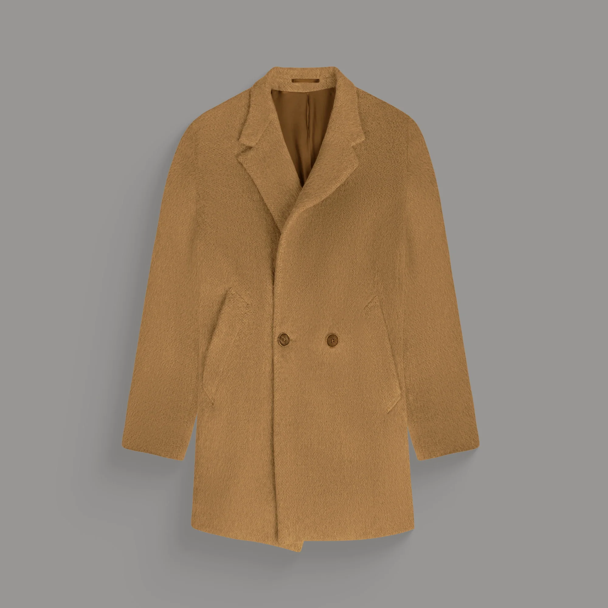Classic Wool Silk Overcoat - Image 14