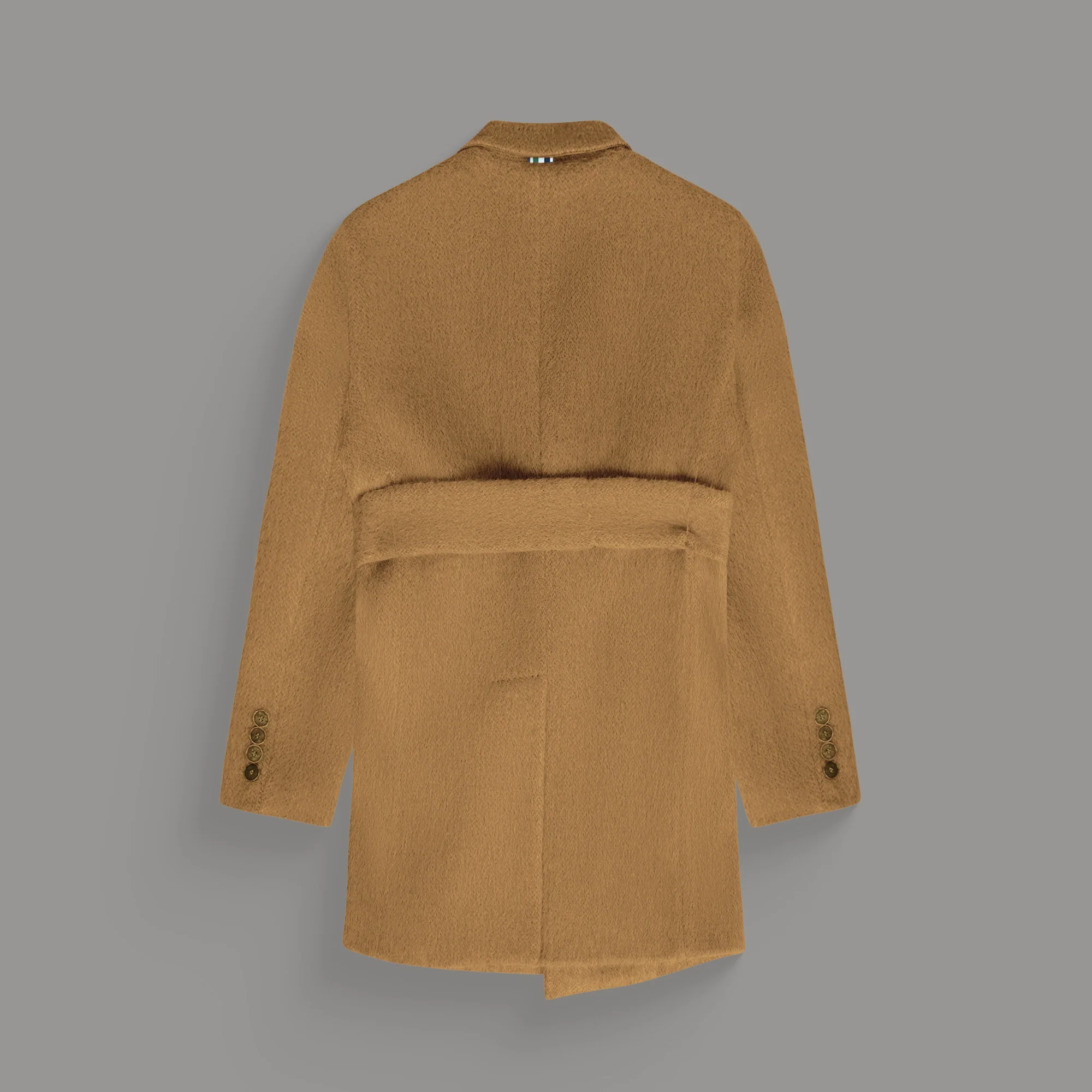 Classic Wool Silk Overcoat - Image 17
