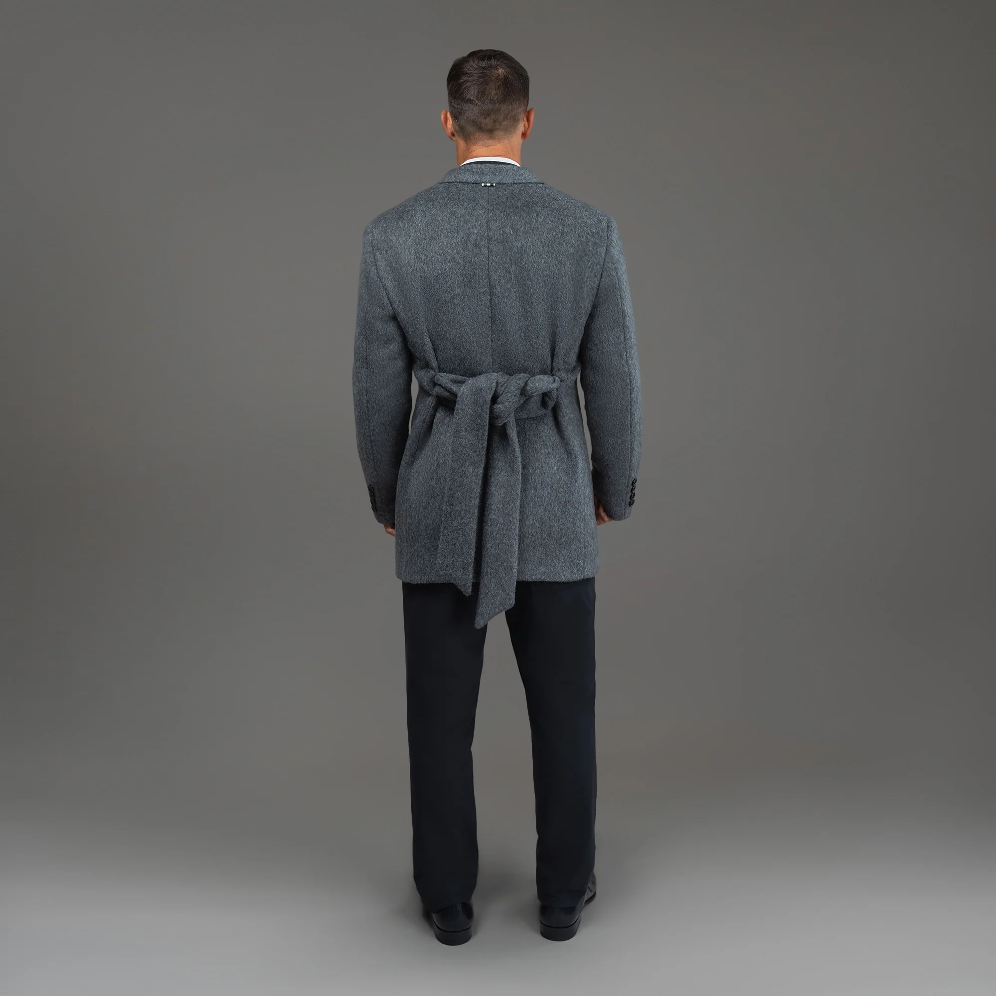 Classic Wool Silk Overcoat - Image 29