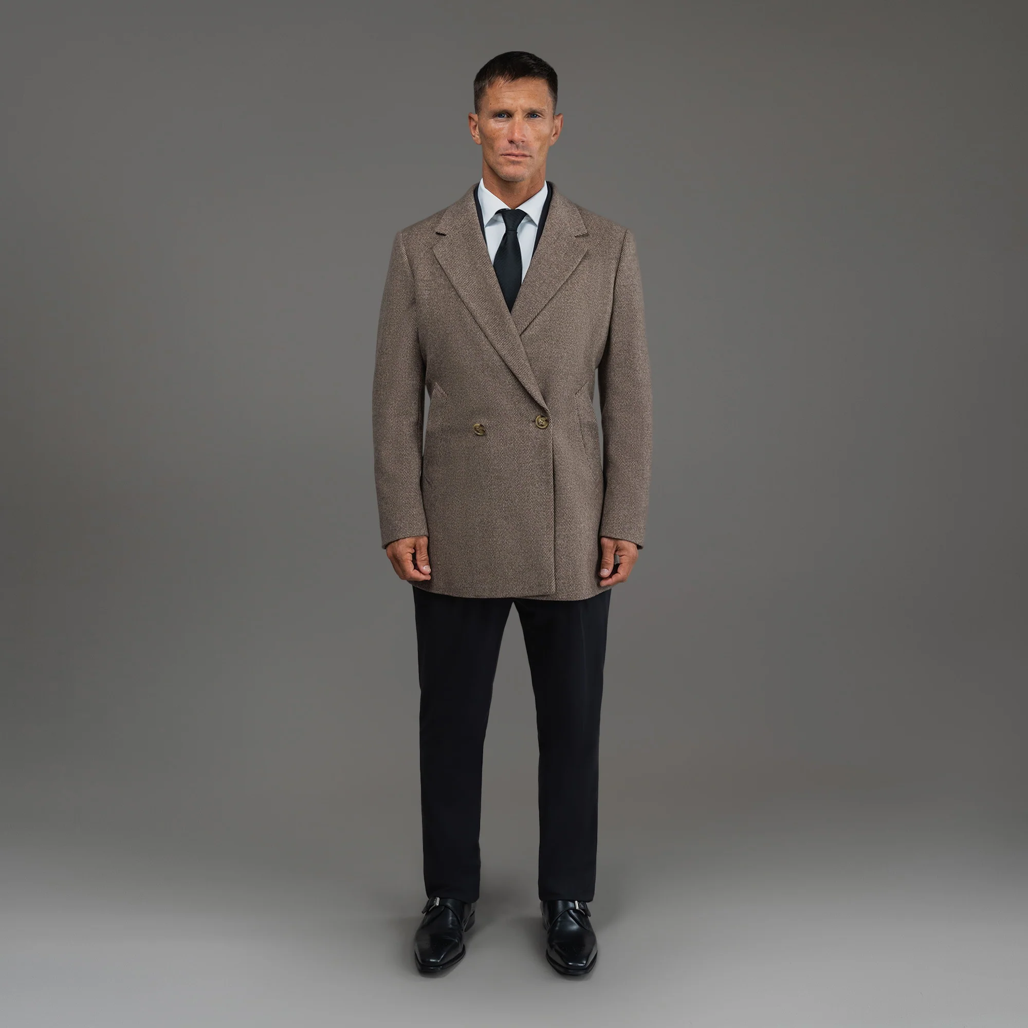 Classic Wool Silk Overcoat - Image 4