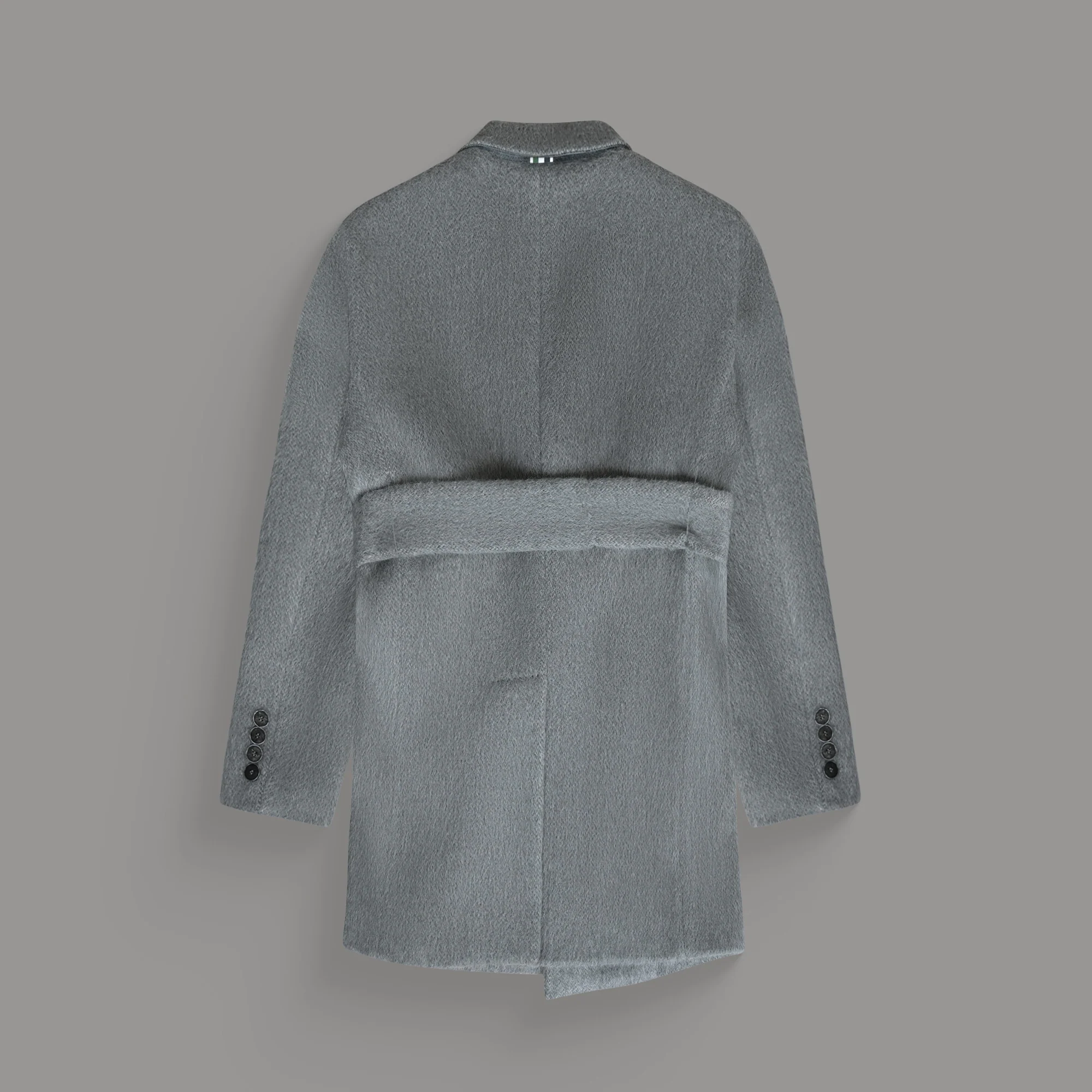 Classic Wool Silk Overcoat - Image 40