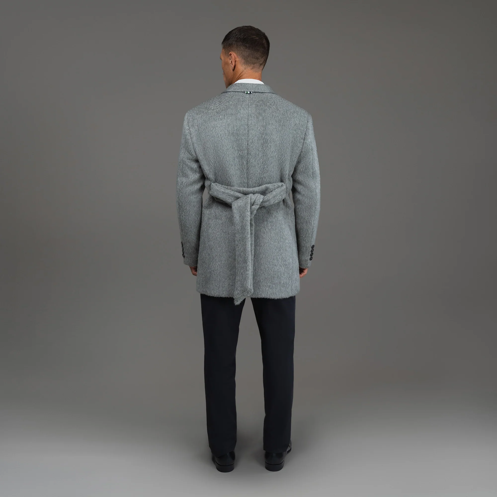 Classic Wool Silk Overcoat - Image 45