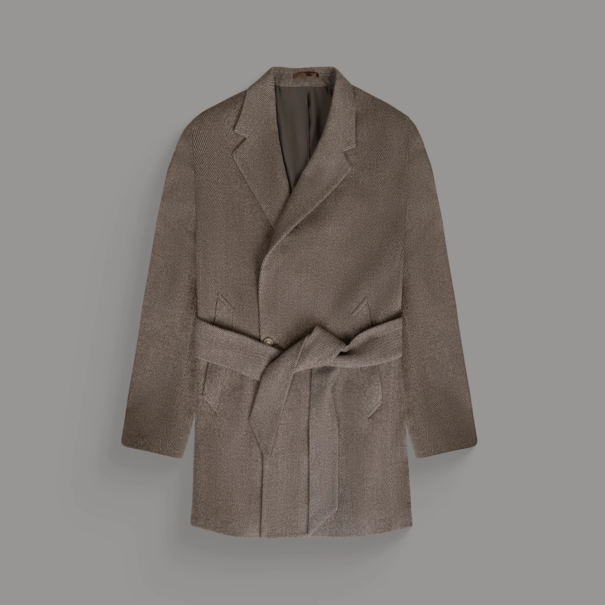 Classic Wool Silk Overcoat - Image 8
