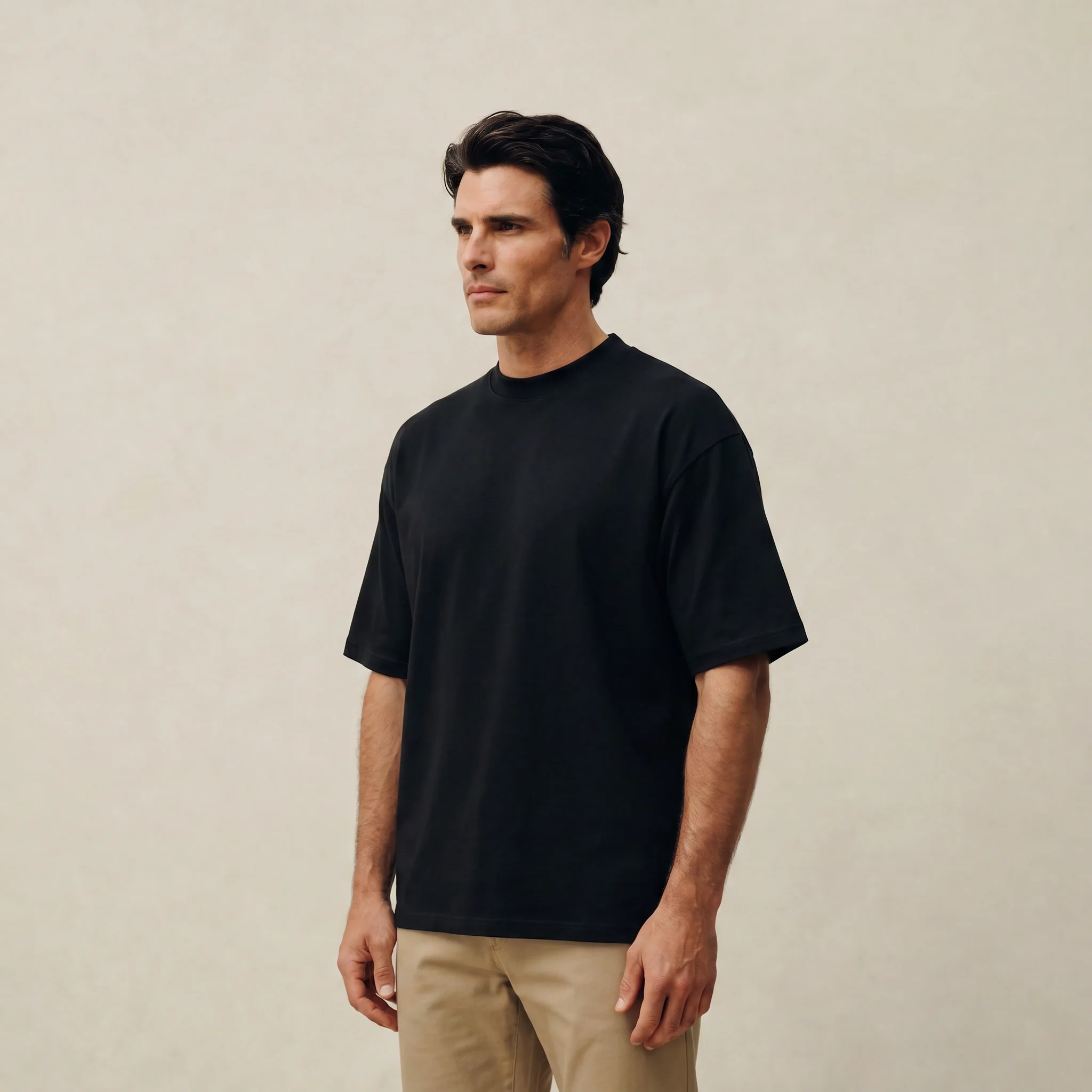 Cloud Oversized T-Shirt - Black - Image 3