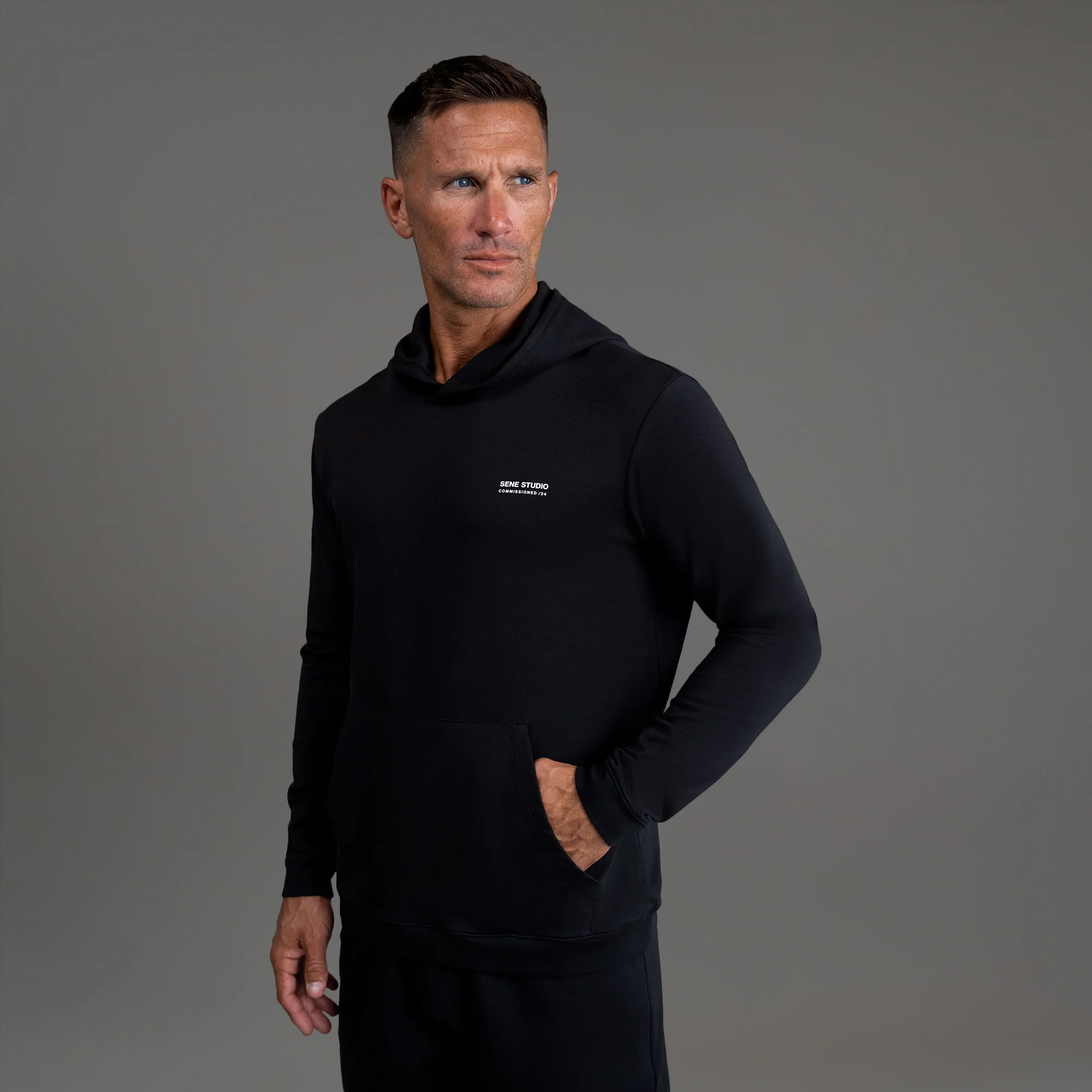 Commissioned Cumulus Hoodie - Black - Image 6