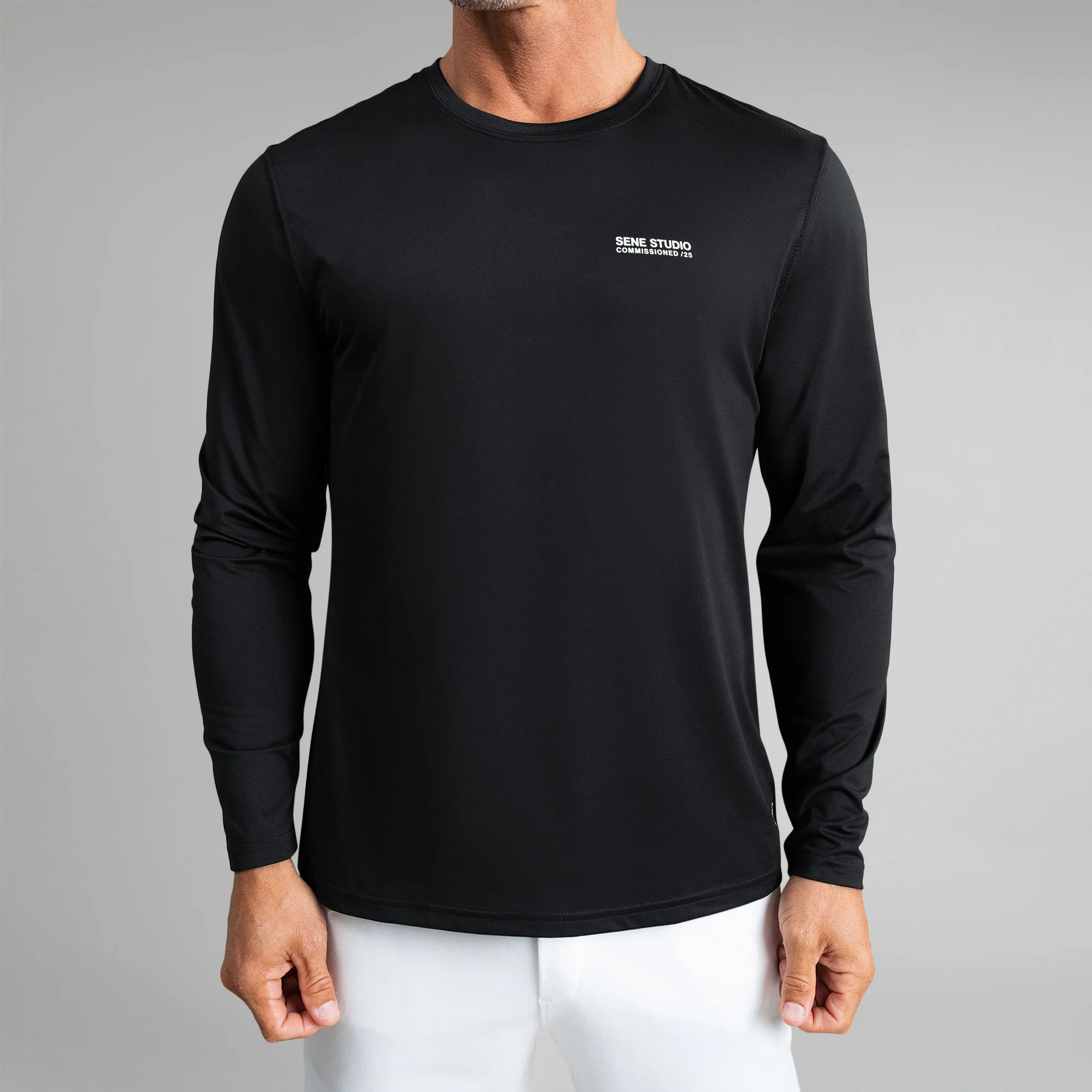 CoolTech Commissioned Long Sleeve - Black - Image 4