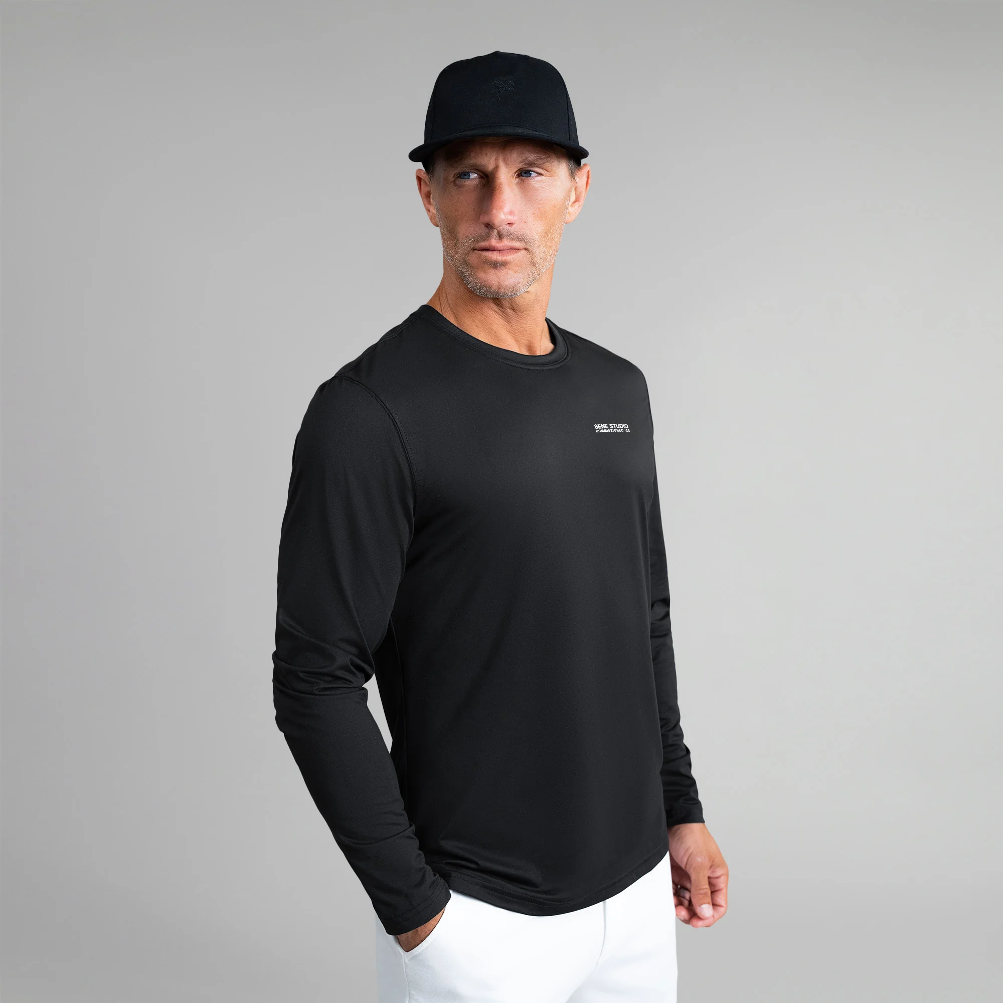 CoolTech Commissioned Long Sleeve - Black - Image 7