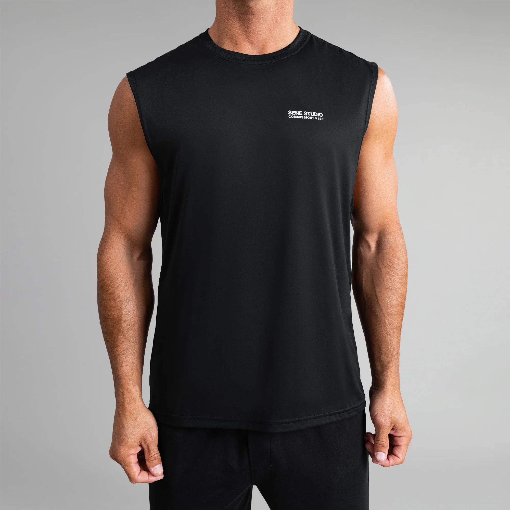 CoolTech Commissioned Tank Top - Black - Image 4