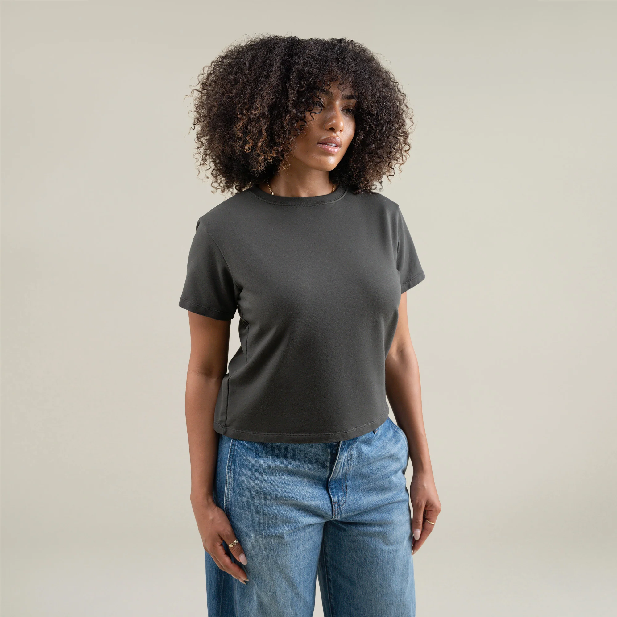 Cumulus Boxy Tee - Smoke - Image 8