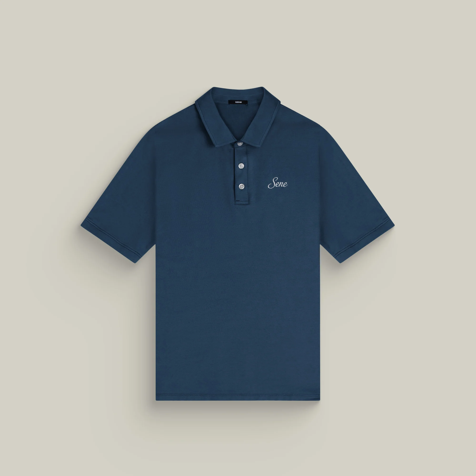 Cumulus Script Polo - Deep Sea - Image 2