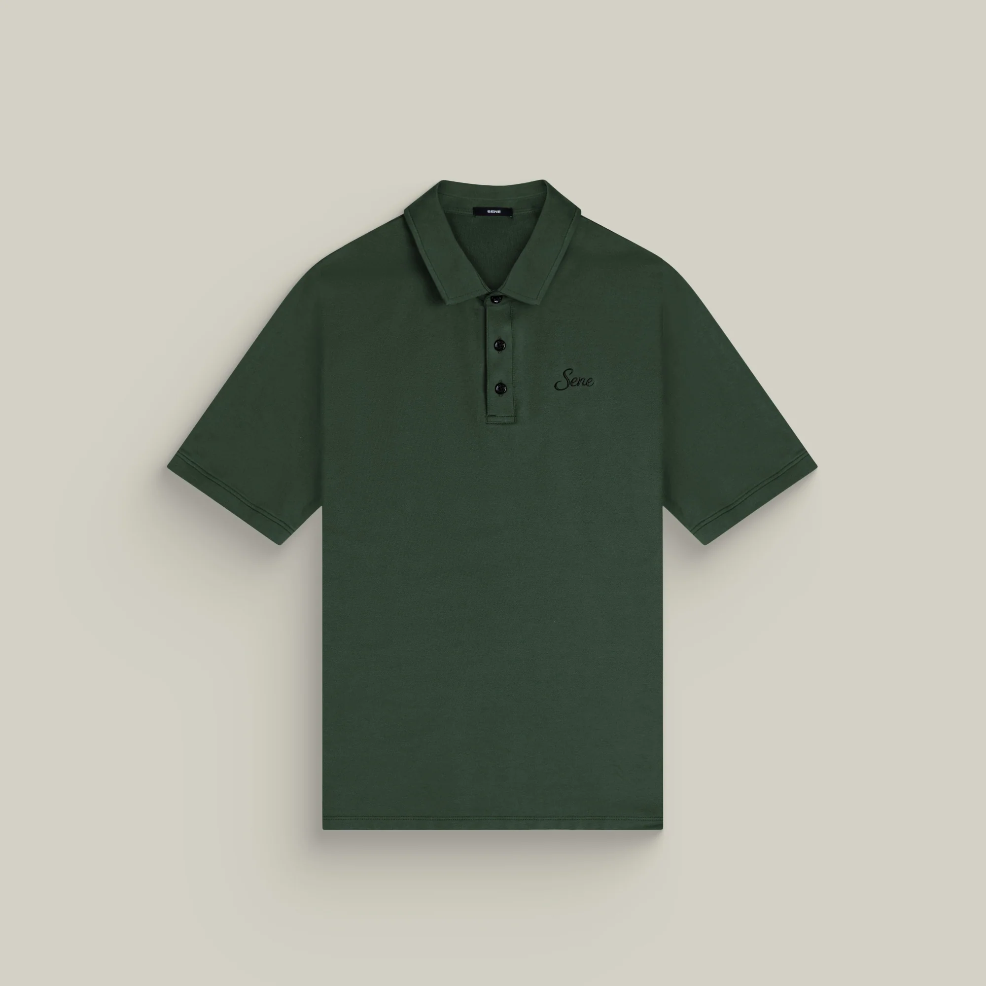 Cumulus Script Polo - Moss - Image 2