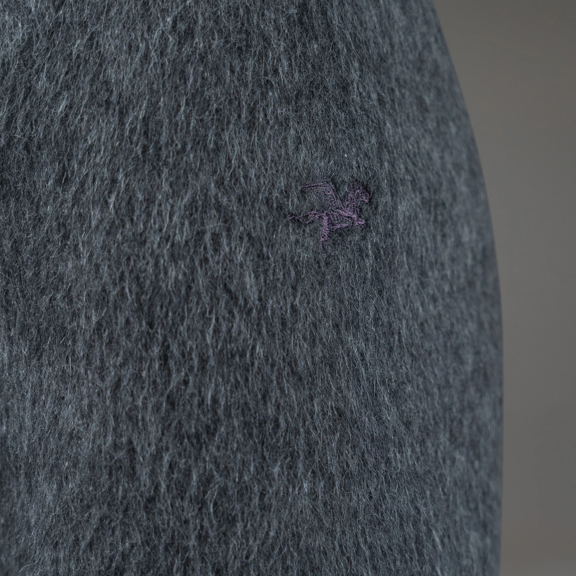 Lapelless Wool Silk Overcoat - Image 28
