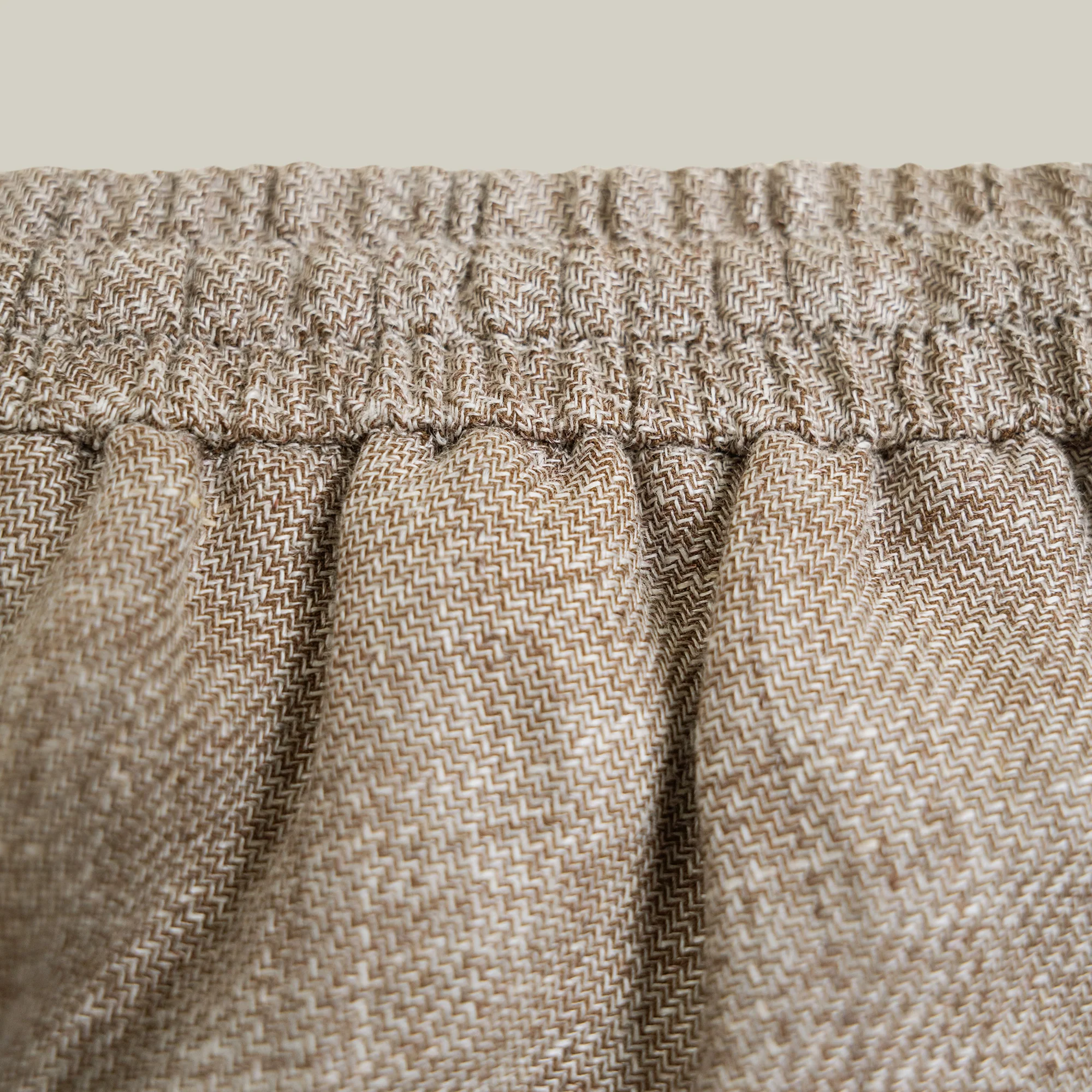 Linen Cotton Drawstring Wide Leg Pant - Image 14