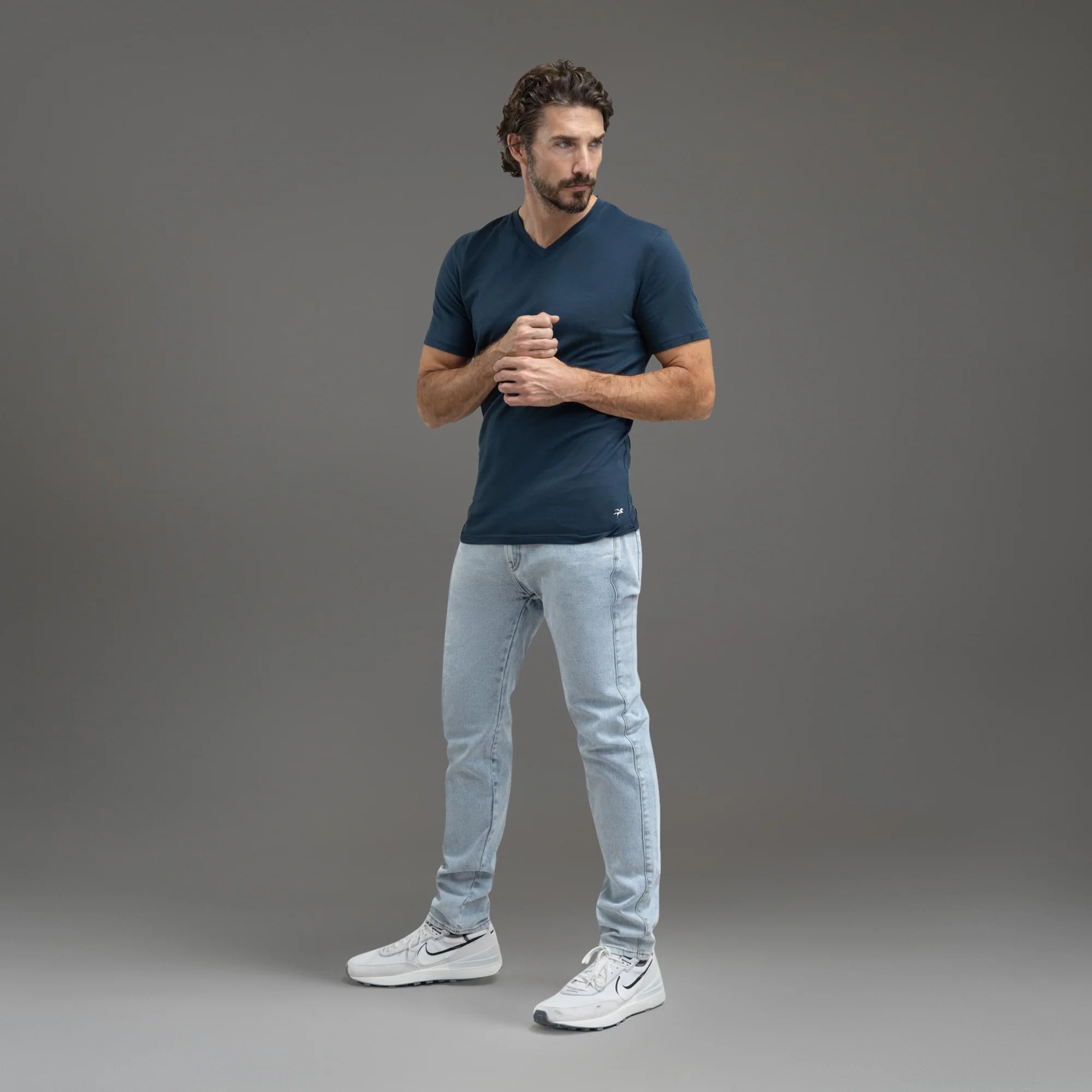 Cloud V-Neck T-Shirt - Image 38