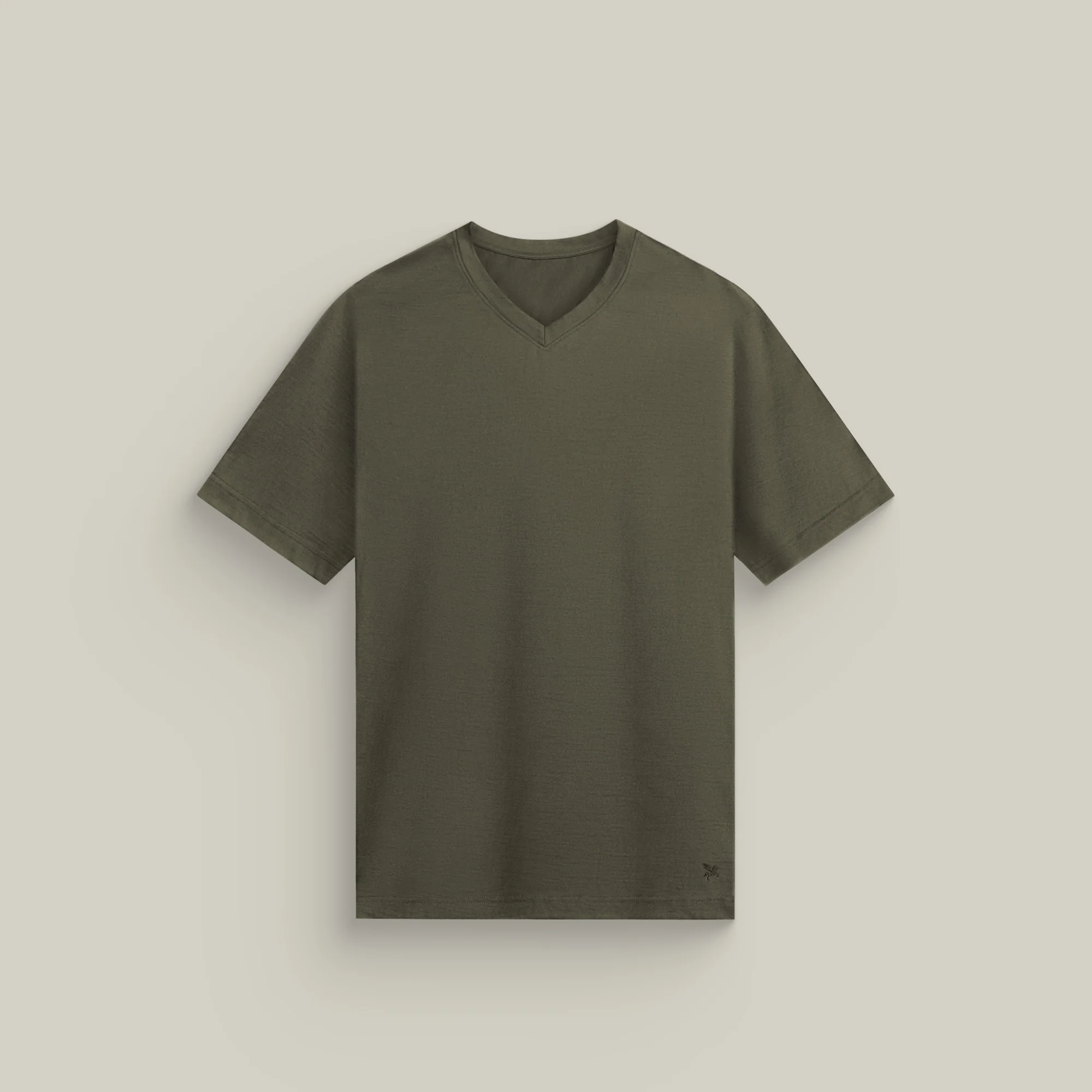 Merino Wool V-Neck T-Shirt - Image 15