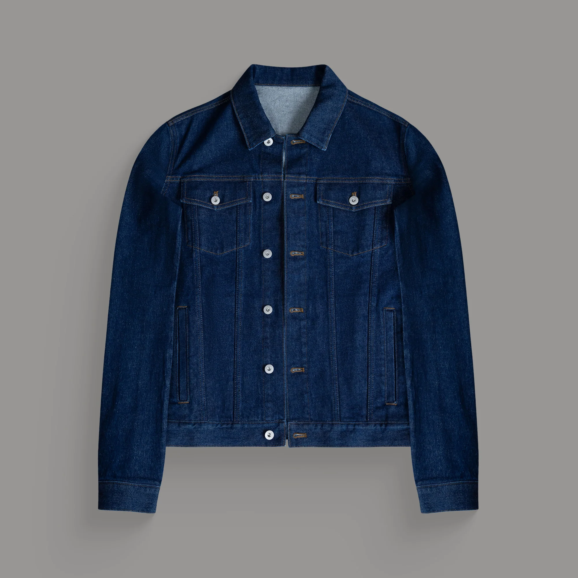 True Denim Jacket - Deep Indigo - Image 10