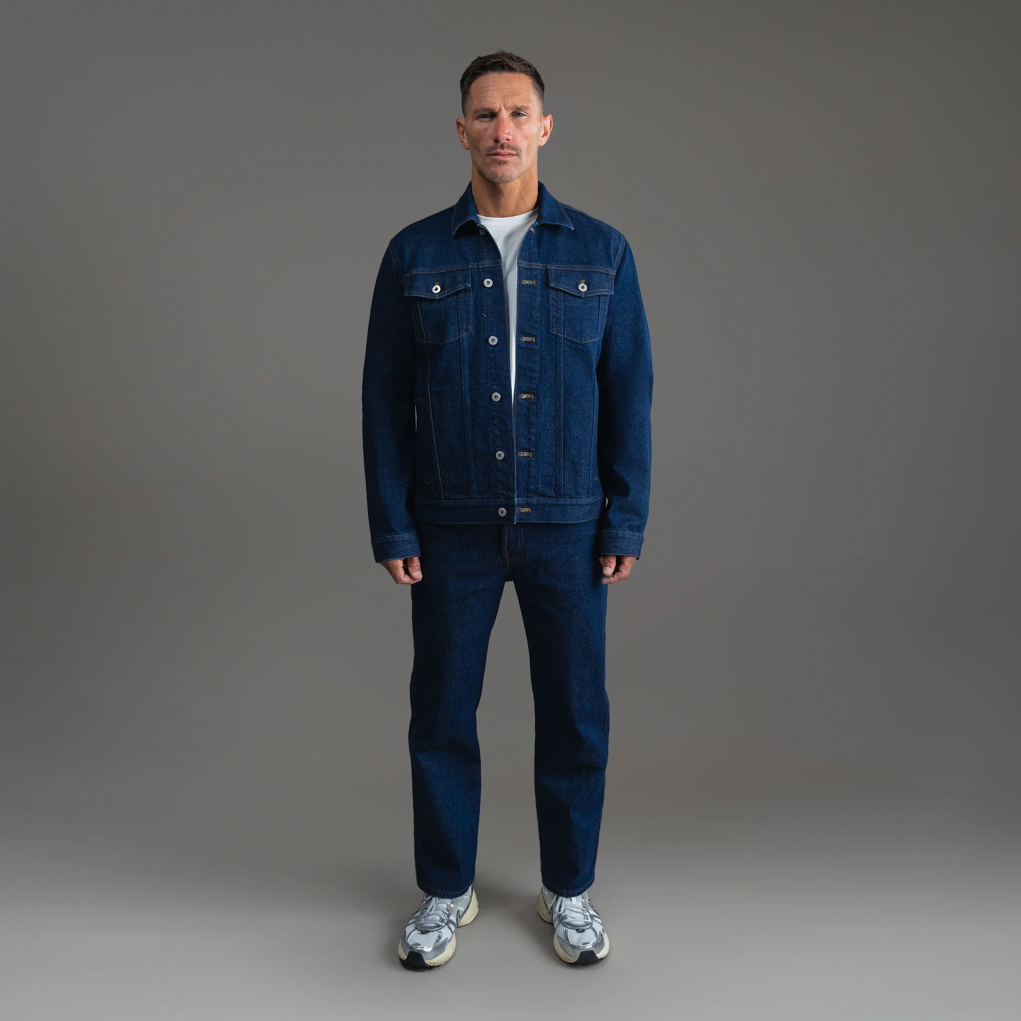 True Denim Jacket - Deep Indigo - Image 12