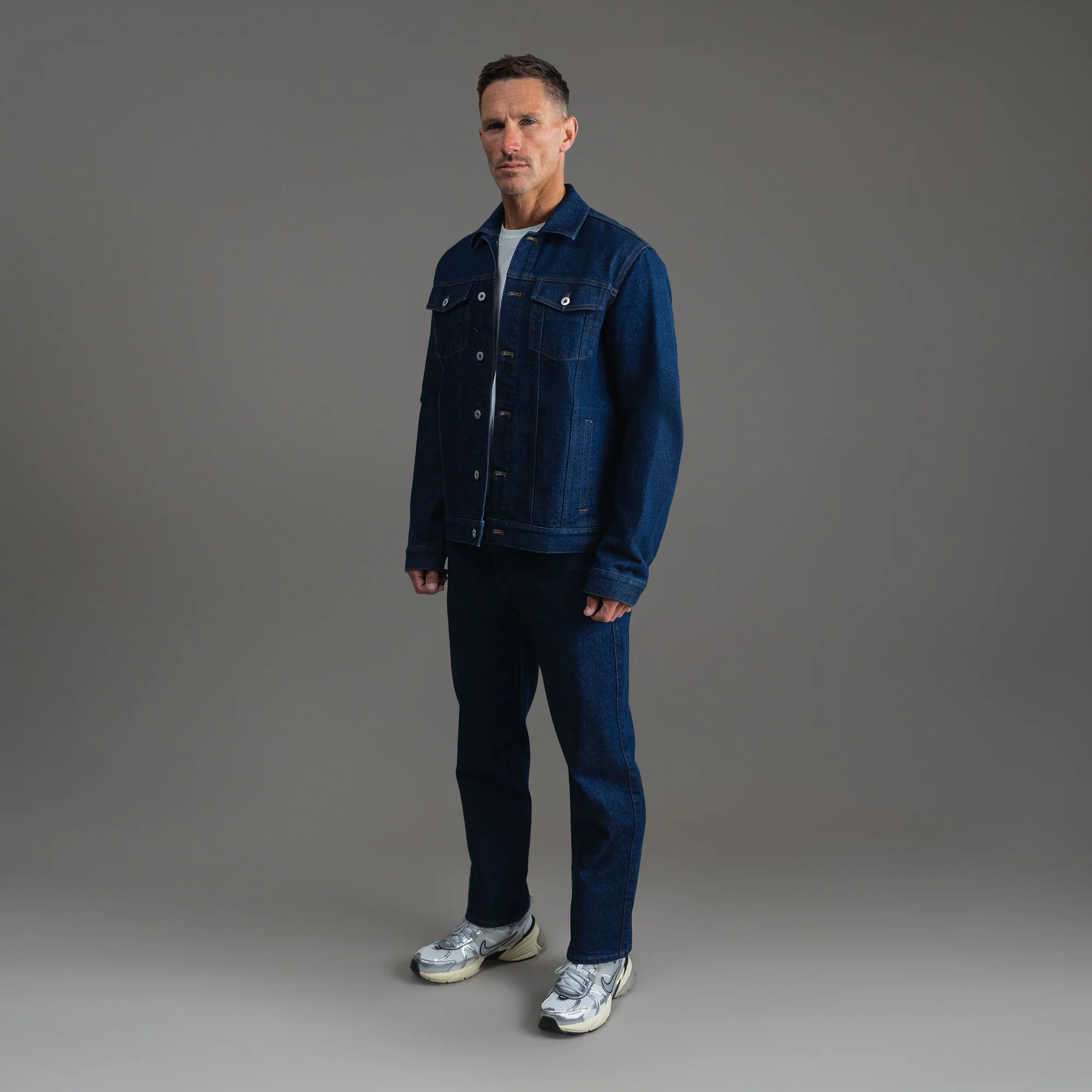 True Denim Jacket - Deep Indigo - Image 14