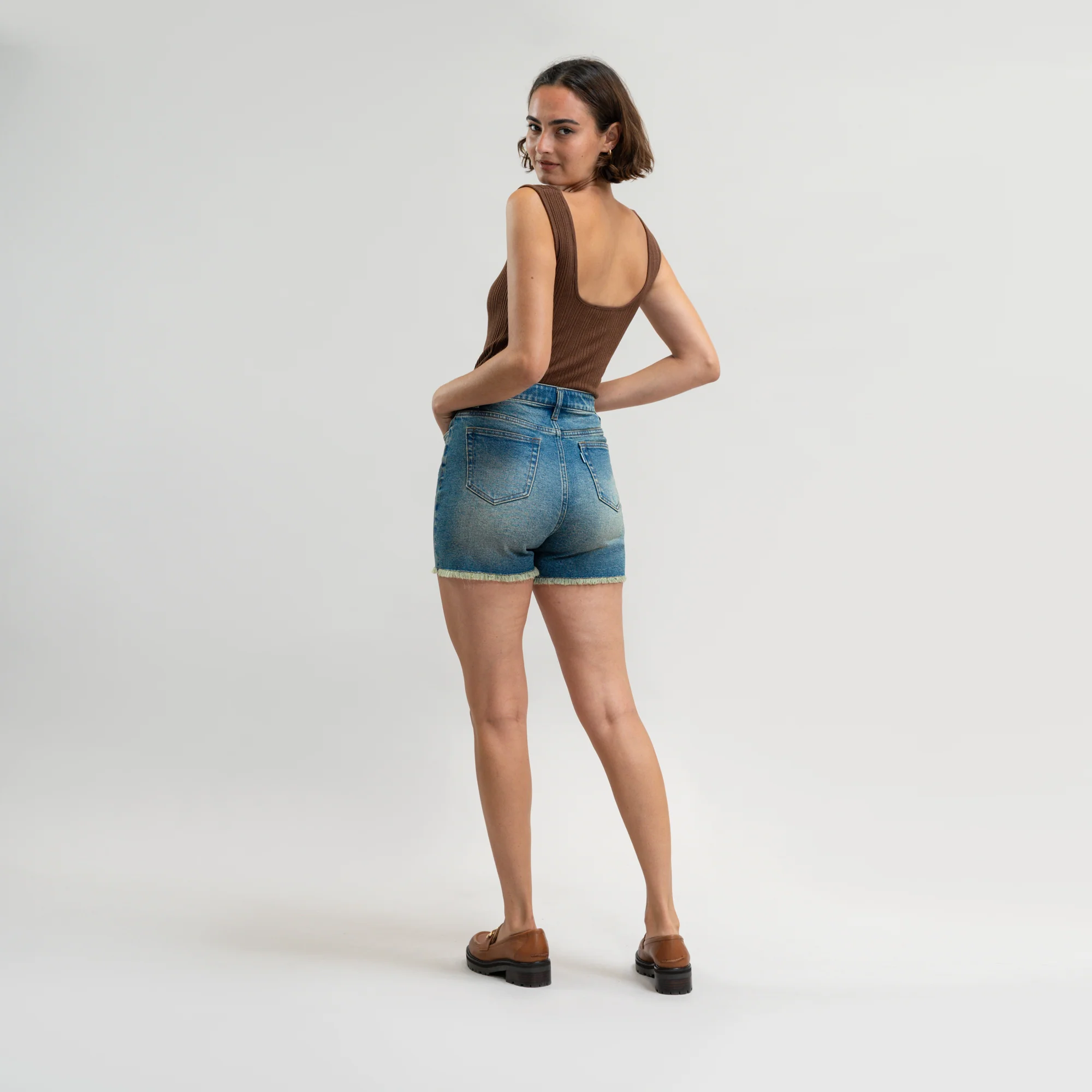 True Denim Edge Shorts - Image 10