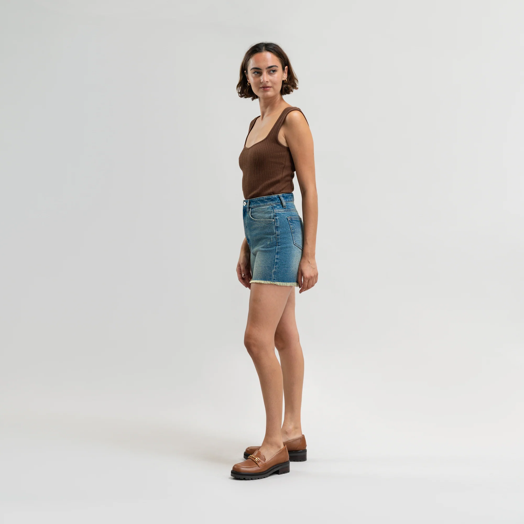 True Denim Edge Shorts - Image 9